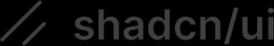 shadcn/ui